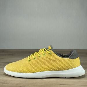 GIESSWEIN Merino Wool Knit Sneakers Mens 46 (13 US) Yellow Lace Up‎ Travel Shoes